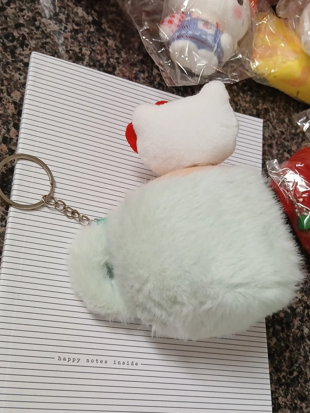 #HelloKitty Sweet Tooth Plush #Keychain - Mint